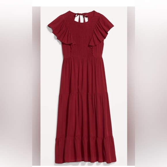 Old Navy Fit and Flare Dress with Flutter Sleeves - XL - Picture 4 of 5